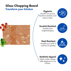 Pale Terracotta Quartz Effect Chopping Board