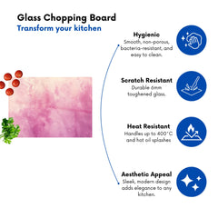 Pink Textured Effect Chopping Board