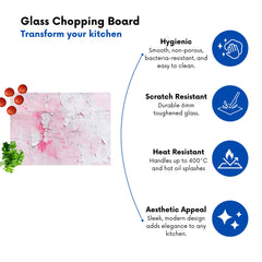 Light Pink Textured Effect Chopping Board