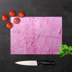 Bright Pink Textured Effect Chopping Board