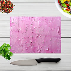 Bright Pink Textured Effect Chopping Board