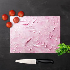 Baby Pink Textured Effect Chopping Board
