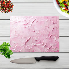 Baby Pink Textured Effect Chopping Board