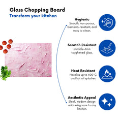 Baby Pink Textured Effect Chopping Board