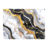 White Backed With Gold Marble Effect Chopping Board