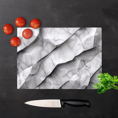 Modern Grey Marble Effect Chopping Board