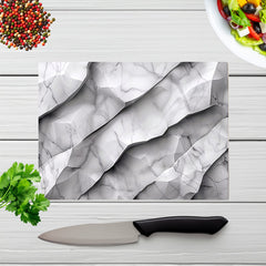 Modern Grey Marble Effect Chopping Board