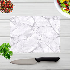 Light Grey Marble Effect Chopping Board