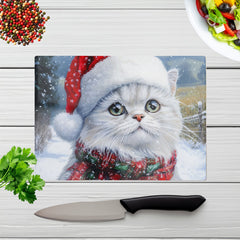 Christmas Persian Glass Chopping Board