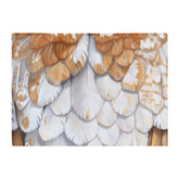 Barn Owl Feather Print Chopping Board
