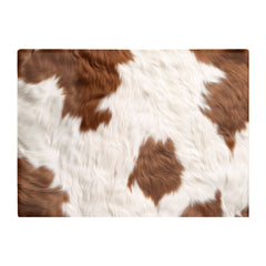 Brown And White Cow Hide Print Chopping Board