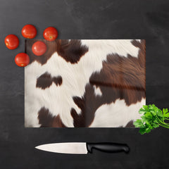 Cow Hide Print Design Chopping Board