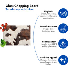 Cow Hide Print Design Chopping Board