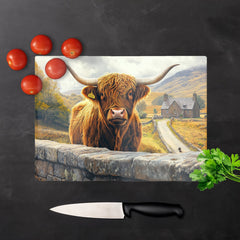 Scottish Highland Cow Chopping Board