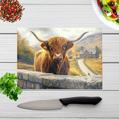 Scottish Highland Cow Chopping Board