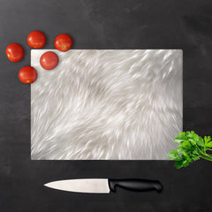 Polar Bear Fur Print Chopping Board