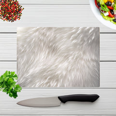 Polar Bear Fur Print Chopping Board