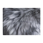 Silver Fox Fur Print Chopping Board