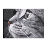 Silver Tabby Cat Face Chopping Board