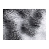 Silver Tabby Cat Fur Print Chopping Board