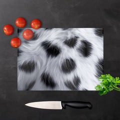 Snow Leopard Fur Print Chopping Board