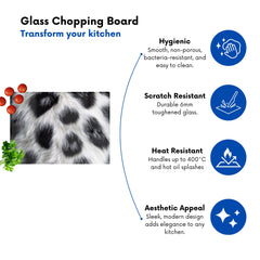 Snow Leopard Fur Print Design Chopping Board