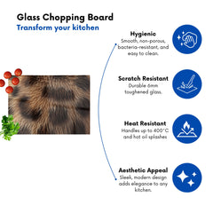Tabby Fur Print Chopping Board