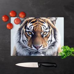 Tiger Face Design Chopping Board