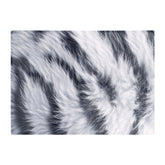 White Tiger Fur Print Chopping Board
