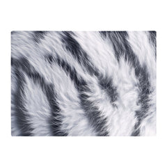 White Tiger Fur Print Chopping Board