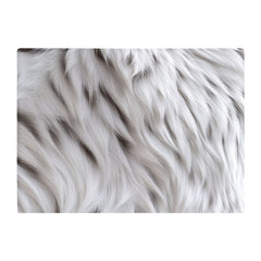 White Tiger Fur Design Chopping Board