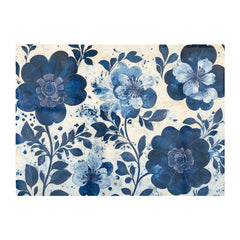 Blue Floral Painting Chopping Board