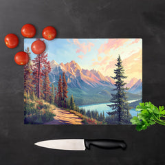A Walk Through The Mountains Chopping Board