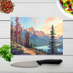 A Walk Through The Mountains Chopping Board