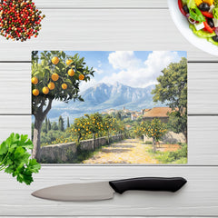 Lemon Trees In Sorrento Chopping Board