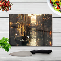 Romantic Venice Scenes Chopping Board