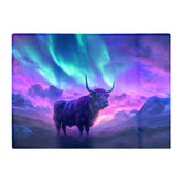 Northern Lights With A Highland Scene Chopping Board