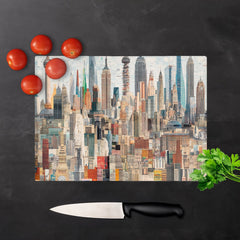 Abstract Icons Chopping Board