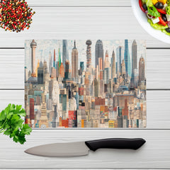 Abstract Icons Chopping Board