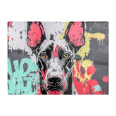Banksy Inspired Doberman Chopping Board
