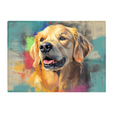 Banksy Inspired Golden Retriever Chopping Board