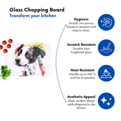 Banksy Inspired Jack Russell Dog Chopping Board
