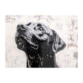 Banksy Inspired Thoughtful Black Labrador Chopping Board