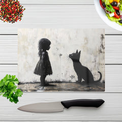 Memories Of Childhood Pets Chopping Board