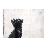 Thoughtful Banksy Inspired Cat Chopping Board
