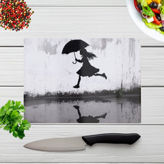 Jumping Over Puddles Chopping Board