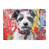 Colourful Terrier Banksy Inspired Chopping Board