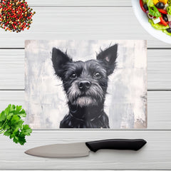 Banksy Inspired Little Terrier Dog Chopping Board