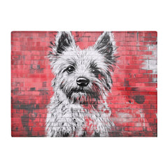Banksy Inspired West Highland Terrier Chopping Board