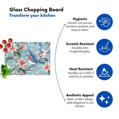 Birds On A Branch, Amongst The Lillies Chopping Board